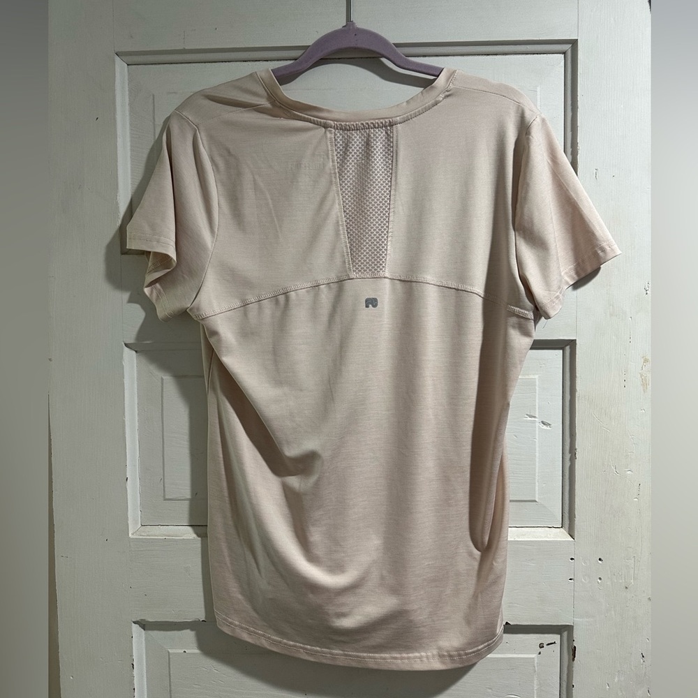 Women's Cream V-Neck Top - Picture 2 of 4